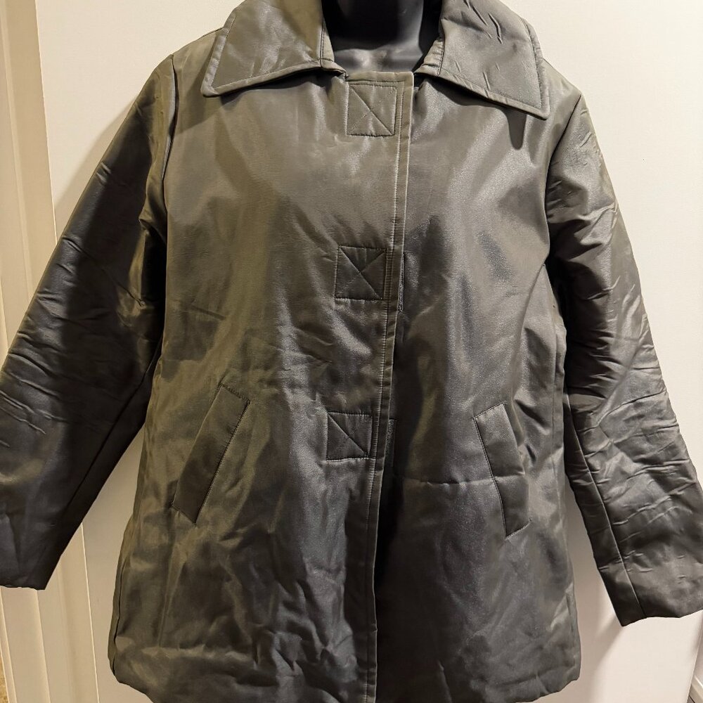 GUESS Quilted Utility Jacket – Dark Grey – Size L